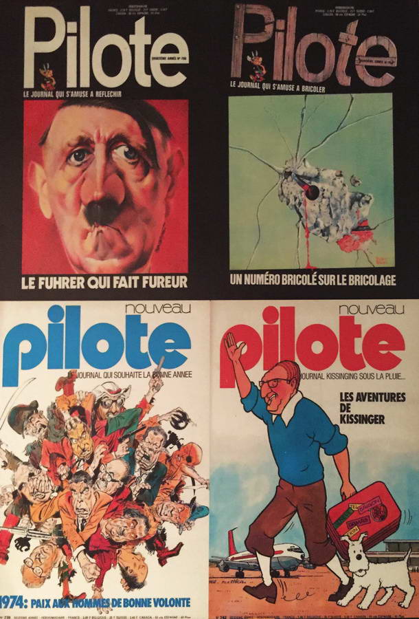 15 Pilote couvertures 1973-1975